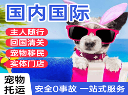 珠海机场空运国际宠物托运 【国